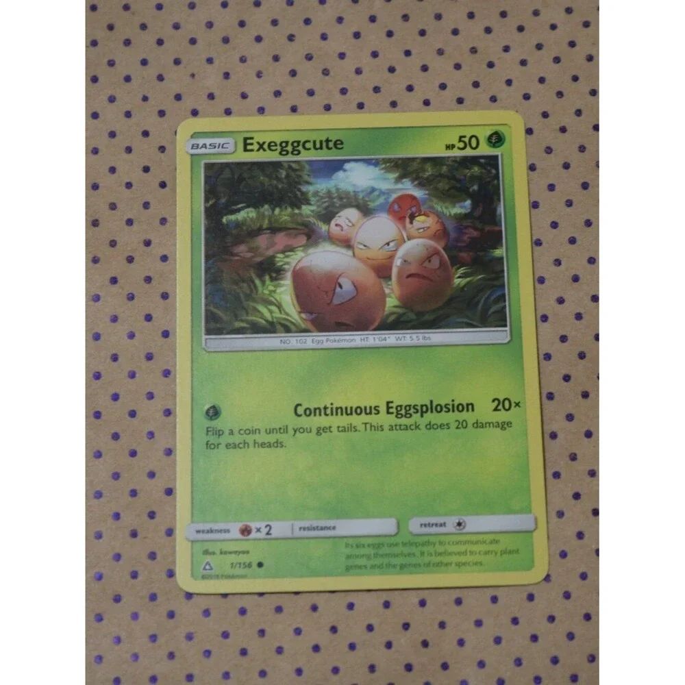 Exeggcute 1/156 Pokemon Card (2018)